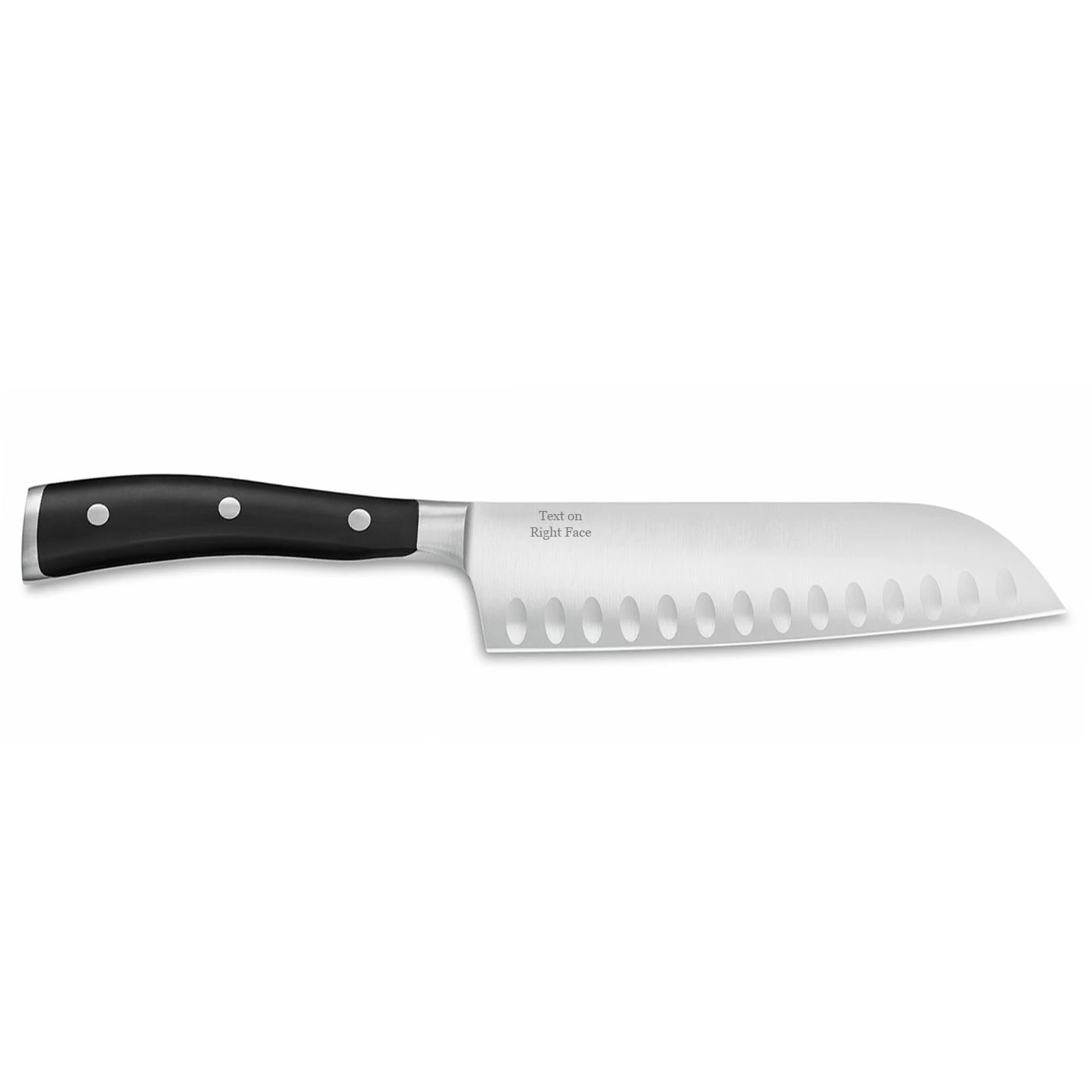 Wusthof Classic Ikon - 7" Santoku W/Hollow Edge- Personalized Engraving Available 5 Wusthof Classic Ikon - 7" Santoku W/Hollow Edge- Personalized Engraving Available - Image 3
