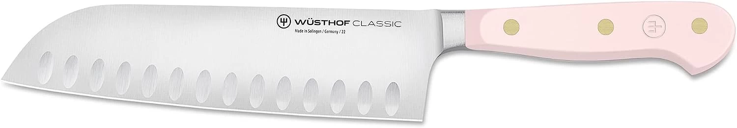 Wusthof Classic Pink Himalayan Salt - 7" Santoku Knife- Personalized Engraving Available 3 Wusthof Classic Pink Himalayan Salt - 7" Santoku Knife- Personalized Engraving Available