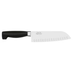 Henckels Four Star - 7" Santoku Knife W/Hollow Edge- Personalized Engraving Available -Knife Shop 31119 180 main image right face
