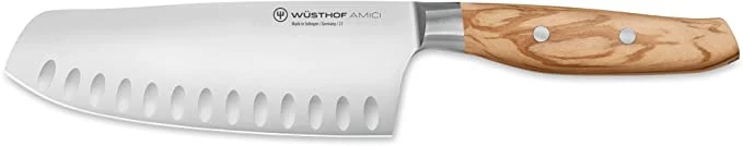 Wusthof Amici - 7" Santoku Knife W/Hollow Edge 3 Wusthof Amici - 7" Santoku Knife W/Hollow Edge