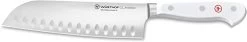 Wusthof Classic White - 7" Santoku Knife W/Hollow Edge- Personalized Engraving Available
