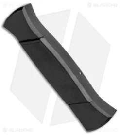 AKC 777 Blackfinger Tanto OTF Automatic Knife Black (3.375" Stonewash) 8 AKC 777 Blackfinger Tanto OTF Automatic Knife Black (3.375" Stonewash) -Knife Shop AKC 777 Blackfinger Tanto OTF Auto Black SW BHQ 87413 jr side 2