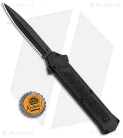 AKC F-16 D/A Bayonet OTF Automatic Knife Black Inlay (3.3" Black) -Knife Shop AKC F DA Bayo OTF Black Inlay Black BHQ 83219 jr bottlecap