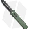 Paragon PARA-XD Dagger OTF Automatic OD Green (3.5" Black Serr) -Knife Shop Asheville Steel Paragon PARA XD Dagger OTF OD Green Black Serr PARA XD SP ODG CB1X BHQ 78133 jr