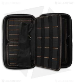 BRS Vault Secure Locking Knife Case - Matte Orange -Knife Shop BRS Vault Secure Locking Knife Case Hunter Orange BHQ 175274 jr open