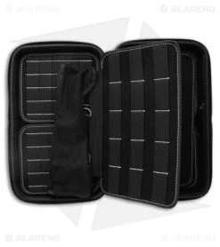 BRS Vault Secure Locking Knife Case - White Carbon -Knife Shop BRS Vault Secure Locking Knife Case White CF BHQ 175325 jr open