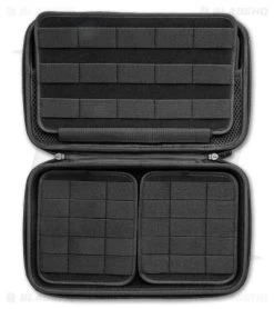 BRS X BHQ Exclusive Vault Knife Case - Carbon Fiber Pattern -Knife Shop BRS x BHQ Exclusive Vault Knife Case Smooth Surface BHQ 120688 LS Open 2