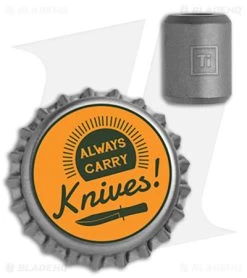 Big Idea Design Titanium Lanyard Bead - SW -Knife Shop Big Idea Design Ti Lanyard Bead Plain Ti BHQ 141764 jr bottlecap