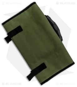 Blade HQ Knife Roll Nylon Carry Case - OD Green -Knife Shop Blade HQ Knife Roll Nylon Carry Case OD Green BHQ 88638 jr back