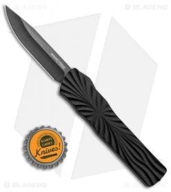 Brian Tighe & Friends Small Twist Tighe Clip OTF Knife Black (2.75" DLC) -Knife Shop Brian Tighe and Friends Small Twist Tighe DE Auto CP Black DLC 001301 4 BHQ 99659 jr bottlecap