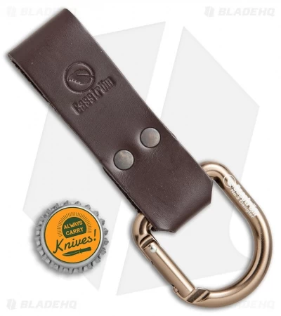 Casstrom No. 3 Dangler Sheath Extension Carabiner D-Ring (Dark Brown) 4 Casstrom No. 3 Dangler Sheath Extension Carabiner D-Ring (Dark Brown) - Image 2