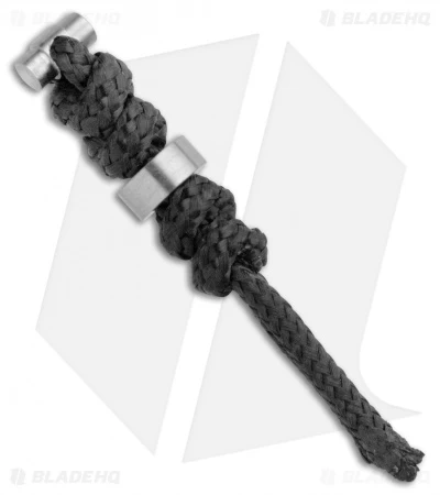 Chris Reeve Knives Small Sebenza Lanyard Black W/ Satin Pin 3 Chris Reeve Knives Small Sebenza Lanyard Black W/ Satin Pin