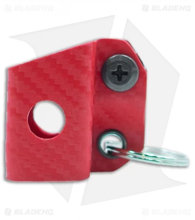 Clip & Carry Kydex Sheath Keychain For Gerber Dime (Red CF) 3 Clip & Carry Kydex Sheath Keychain For Gerber Dime (Red CF)