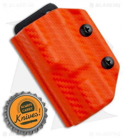 Clip & Carry Kydex Sheath For Leatherman Free P4 Multi-Tool (Orange CF) 5 Clip & Carry Kydex Sheath For Leatherman Free P4 Multi-Tool (Orange CF) - Image 3