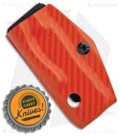 Clip & Carry Kydex Sheath Keychain For Leatherman Skeletool (Orange CF) -Knife Shop Clip and Carry Kydex Sheath Keychain for Leatherman Skeletool Orage CF CLP017 BHQ 100612 jr bottlecap