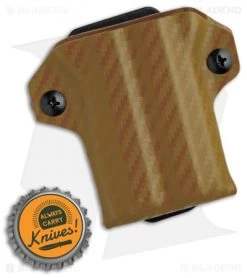 Clip & Carry Kydex Sheath For Gerber Suspension (Tan CF) -Knife Shop Clip and Carry Kydex Sheath Keychain for Leatherman Suspension Tan CF CLP010 BHQ 100605 jr bottlecap
