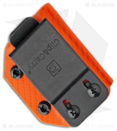 Clip & Carry Leatherman Wave / Wave+ Sheath - Orange Carbon Fiber Print Kydex 4 Clip & Carry Leatherman Wave / Wave+ Sheath - Orange Carbon Fiber Print Kydex - Image 2