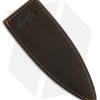 Deejo 27g Brown Leather Sheath W/ Orange Stitching -Knife Shop Deejo Leather Sheath for 27g Brown BHQ 69704 jr
