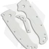 Demko Textured White Grivory Scales + Spacer For The AD20.5 -Knife Shop Demko Knives Textured White Grivory G 10 Scales BHQ 141471 jr