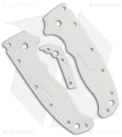 Demko Textured White Grivory Scales + Spacer For The AD20.5