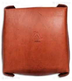 Fire Hall Knife & Leather Light Tan Leather Valet Tray 8 Fire Hall Knife & Leather Light Tan Leather Valet Tray -Knife Shop Fire Hall Knife Leather Light Brown Leather Valet Tray BHQ 79306 er back