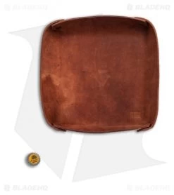 Fire Hall Knife & Leather Light Tan Leather Valet Tray 9 Fire Hall Knife & Leather Light Tan Leather Valet Tray -Knife Shop Fire Hall Knife Leather Light Brown Leather Valet Tray BHQ 79306 er bottlecap