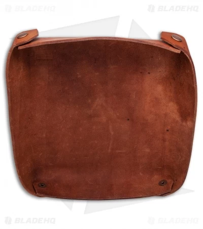 Fire Hall Knife & Leather Light Tan Leather Valet Tray 4 Fire Hall Knife & Leather Light Tan Leather Valet Tray - Image 2