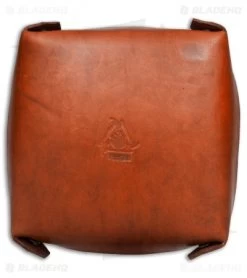 Fire Hall Knife & Leather Light Tan Leather Valet Tray Small 8 Fire Hall Knife & Leather Light Tan Leather Valet Tray Small -Knife Shop Fire Hall Knife Leather Light Brown Leather Valet Tray small BHQ 79307 er back