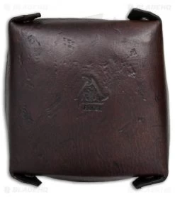 Fire Hall Knife & Leather Antiqued Leather Valet Tray Small -Knife Shop Fire Hall Knife Leather antiqued leather valet tray small BHQ 79308 er back