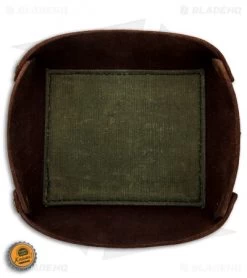 Fire Hall Knife & Leather Small Valet Tray With Canvas -Knife Shop Fire Hall Knife and Leather Small Valet Tray Canvas BHQ 91194 jr bottlecap