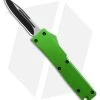 Firecracker Mini Venom D/A OTF Automatic Knife Aluminum Green (2" Black)