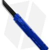 Firecracker XL DA/OTF Automatic Knife Aluminum Blue (2.1" Black) -Knife Shop Firecracker XL Blue DA OTF Automatic Knife Tanto Black BHQ 181437