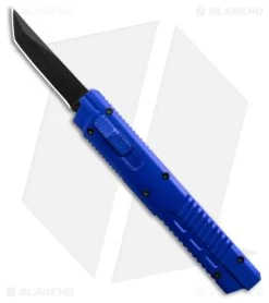 Firecracker XL DA/OTF Automatic Knife Aluminum Blue (2.1" Black)