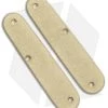 Flytanium Custom Brass Scales For Victorinox Cadet Swiss Army Knife (84mm) -Knife Shop Flytanium 84mm SAK Scales Brass Flat BHQ 118824 jr