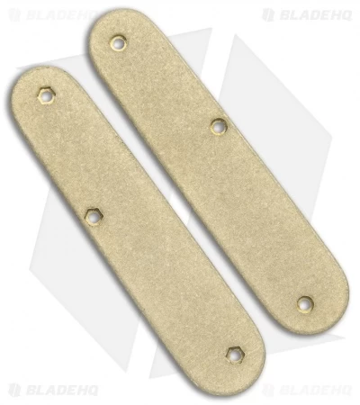 Flytanium Custom Brass Scales For Victorinox Cadet Swiss Army Knife (84mm) 3 Flytanium Custom Brass Scales For Victorinox Cadet Swiss Army Knife (84mm)