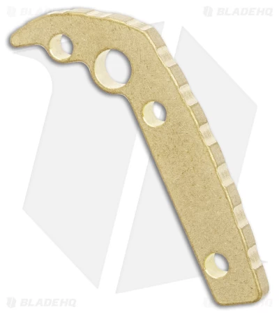 Flytanium Custom Brass Back Spacer For Demko AD20.5 Knife (Stonewash) 4 Flytanium Custom Brass Back Spacer For Demko AD20.5 Knife (Stonewash) - Image 2
