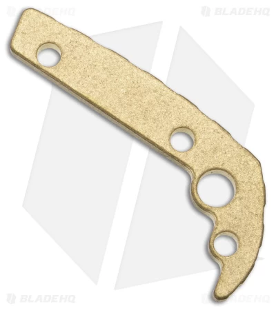 Flytanium Custom Brass Back Spacer For Demko AD20.5 Knife (Stonewash) 3 Flytanium Custom Brass Back Spacer For Demko AD20.5 Knife (Stonewash)