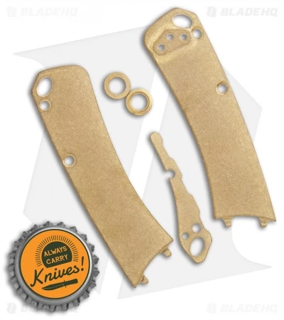 Flytanium Brass Outfit For Benchmade Mini Crooked River - Stonewash 4 Flytanium Brass Outfit For Benchmade Mini Crooked River - Stonewash - Image 2