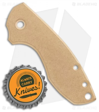 Flytanium Brass Scale For CRKT Pilar 4 Flytanium Brass Scale For CRKT Pilar - Image 2