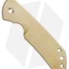 Flytanium Brass Scale For Spyderco Brouwer Knife 1 Flytanium Brass Scale For Spyderco Brouwer Knife -Knife Shop Flytanium Brass Scales for Spyderco Bouwer Antique SW jr