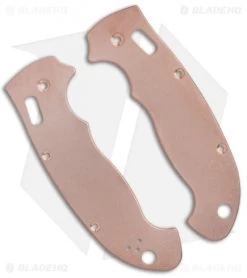 Flytanium Custom Copper Scales For Spyderco Manix 2 XL - Stonewash