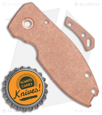 Flytanium Copper Scale For CRKT Squid - Antique Stonewash 4 Flytanium Copper Scale For CRKT Squid - Antique Stonewash - Image 2