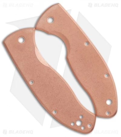 Flytanium Copper Scales For Spyderco Tenacious Knife 3 Flytanium Copper Scales For Spyderco Tenacious Knife