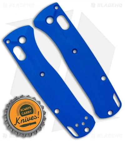 Flytanium Crossfade Blue G-10 Scales For Benchmade Mini Bugout Knife 4 Flytanium Crossfade Blue G-10 Scales For Benchmade Mini Bugout Knife - Image 2