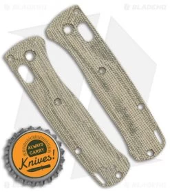 Flytanium Crossfade Scales For Benchmade Mini Bugout - Green Canvas Micarta -Knife Shop Flytanium Crossfade Green Micarta Scales for Benchmade Mini Bugout BHQ 135720 jr bottlecap