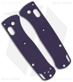 Flytanium Crossfade Purple G-10 Scales For Benchmade Mini Bugout Knife