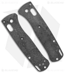 Flytanium Crossfade Shredded Carbon Fiber Scales For Benchmade MINI Bugout Knife