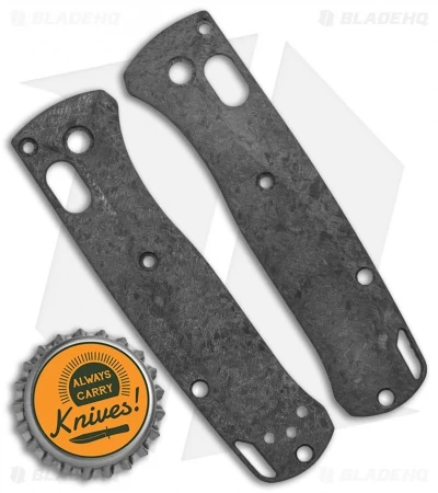Flytanium Crossfade Shredded Carbon Fiber Scales For Benchmade MINI Bugout Knife 4 Flytanium Crossfade Shredded Carbon Fiber Scales For Benchmade MINI Bugout Knife - Image 2