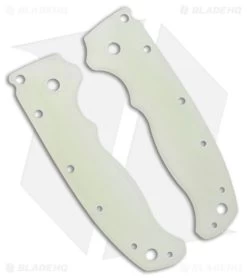 Flytanium Custom Bandwidth Natural G-10 Scales For Demko AD 20.5 Knife