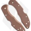Flytanium Custom Copper Scales For Spyderco Delica - Stonewash -Knife Shop Flytanium Custom Copper Scales for Spyderco Delica Stonewash BHQ 136673 kc 2